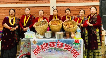 पाल्पामा सडक खाना महोत्सवः स्थानीय खाना र संस्कृतिमा झुम्मिए पर्यटक