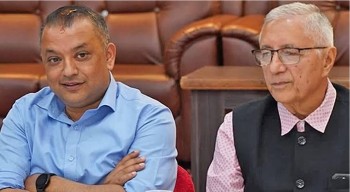 सभापति थापा र नेता डा कोइरालाबीच भेटर्वार्ता