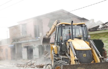 गैरीगाउँको सुकुम्बासी बस्ती हटाउन सुरु