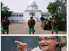 शेख हसिना विरुद्धको फैसलाअघि बंगलादेशमा कडा सुरक्षा