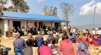 भाेजपुरको विकट ‘लुङ्थुङ’मा स्वास्थ्य एकाइ स्थापना