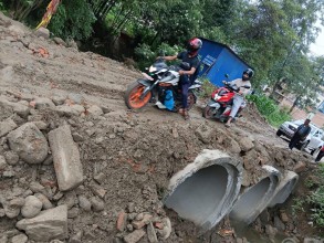 ह्युमपाइप राखेर अवरुद्ध नाला–भक्तपुर सडकखण्ड खुलाइयो