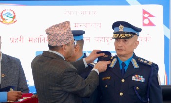 प्रहरीको मनोबल बढाउँदै जनअपेक्षा पूरा गर्ने नवनियुक्त प्रहरी महानिरीक्षक कार्कीको प्रतिबद्धता