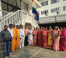 जैन मन्दिरमा तृतीया पर्व सम्पन्न,मन्दिरले पायाे नयाँ झण्डा