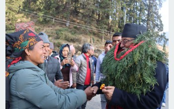 क्रान्ति र शान्तिको सुरुआतस्थल रुकुमपूर्वमा जनयुद्ध दिवस मनाउँदै नेकपा