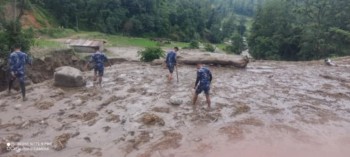 बेपत्ता महिलाको खोजी गर्न सशस्त्र प्रहरी बलको  कुकुर परिचालन  