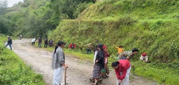 खोटाङमा श्रमदान अभियान