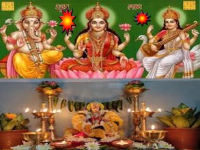 कार्तिक कृष्ण आमावास्या:  धन धान्यकी देवी लक्ष्मी पूजा