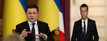 पेरिसमा सोमबार जेलेन्स्की- म्याक्रोन भेट हुने