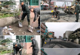 महानगरद्वारा सडकका भग्नावशेष हटाउन सुरु