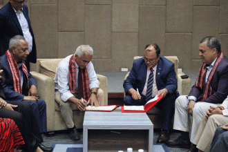 एनआएनए  र चाइल्ड हेल्थबीच सहकार्यकाे लागि सम्झौता