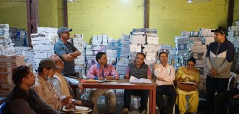म्याग्दीमा शैक्षिक सत्र अगावै पुस्तक