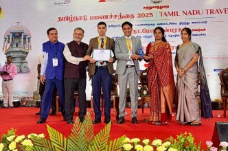 पर्यटन बोर्डलाई टिएटीएफ चेन्नई २०२५ मा 'सर्वोत्कृष्ट स्टल सजावट पुरस्कार'