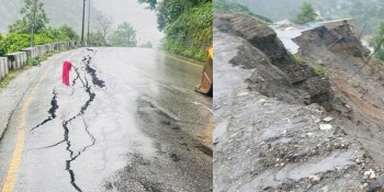 बाढीपहिरोबाट पृथ्वी राजमार्गसहित मुख्यसडक अवरुद्ध