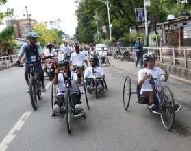 नेपालमै पहिलोपटक पारा टेन्डम र ह्यान्डसाइकलको प्रदर्शन