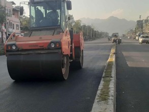पोखरा–मुग्लिन सडकः पश्चिम खण्डको १८ किलोमिटर कालोपत्र