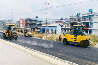 पोखरा–मुग्लिन सडक विस्तार :  विद्युत् पोल एक साताभित्र हटाइँदै