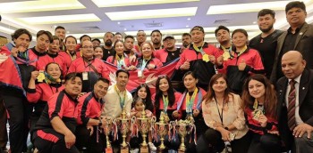 नेपाललाई  पावरलिफ्टिङ च्याम्पियनसिपमा   ४१ पदक