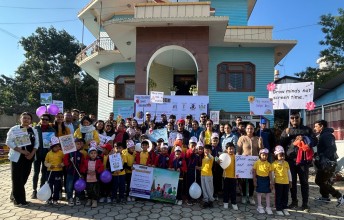 किड्जी प्रि-स्कुलको वाकाथन कार्यक्रम