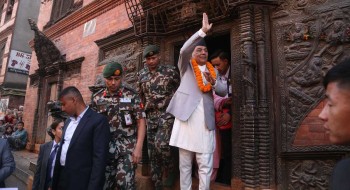 राष्ट्रपति पौडेल नवदुर्गाको विशेष पूजामा सहभागी