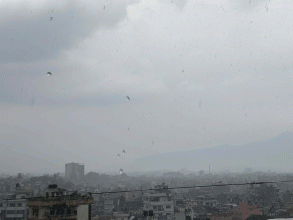 काठमाडाैंमा वर्षा