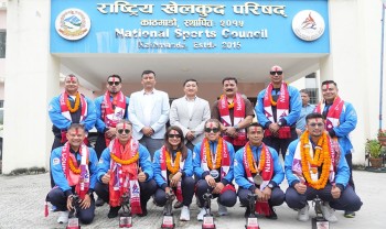 नेपाललाई पदक दिलाउने शारीरिक सुगठन टोलीलाई राखेपको स्वागत