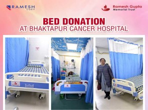 सहकार्यमा भक्तपुर क्यान्सर अस्पताललाई विद्युतीय आईसीयू बेड