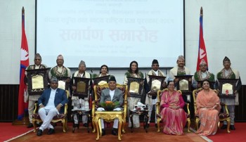 नेपालकाे साहित्यिक र सांस्कृतिक यात्रा स्रष्टाहरूकाे साधनाले बाँचेकाे छ : मन्त्री पाण्डे 