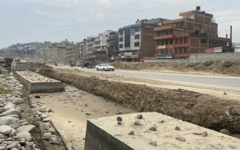 साँगा–धुलिखेल सडकमा स्तरोन्नति सुरु