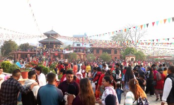 टोखामा सपनतीर्थ मेला सुरु, बिहानैदेखि भक्तजनको घुइँचो