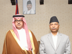 उपराष्ट्रपति यादवसंग साउदी अरेबियाका राजदूत मनिकरको शिष्टाचार भेट