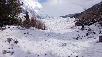 उत्तरी गोरखाको नुब्री भ्यालीमा हिमपात