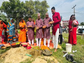 लहानमा श्रमिक महिलाका लागि भवन निर्माण सुरू