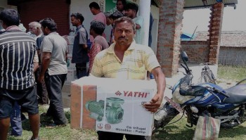 श्रीलङ्का टापुका किसानलाई अनुदानमा कृषिउपकरण