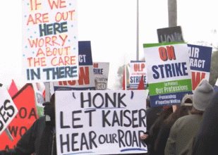 क्यालिफोर्नियामा ३० हजारभन्दा बढी स्वास्थ्यकर्मी हडतालमा