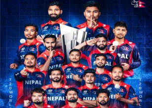 टी-२० विश्वकप क्रिकेटः आज नेपाल इङ्ल्यान्डसँग भिड्दै