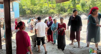बाढीले क्षति पुर्‍याएको सिंगा तातोपानी कुण्ड श्रमदानमार्फत पुनर्निर्माण, आजदेखि खुला गरिँदै