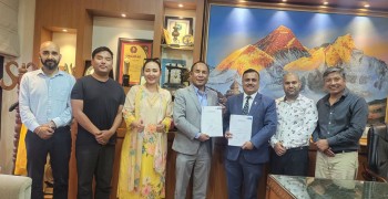 विशेष पर्वतारोहण तालिम सञ्चालन गर्न पर्यटन बोर्डसँग यूएनडीपीकाे सम्झौता