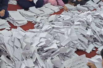 सङ्खुवासभामा चार स्थानबाट ५० हजार ८२० मत गणना