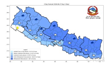 केही स्थानमा मनसुन फैलिने सम्भावना, कोशीमा भारी वर्षाको चेतावनी
