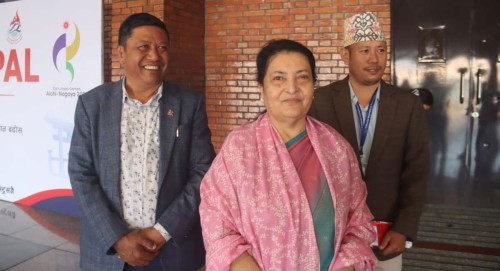 पूर्वराष्ट्रपति भण्डारी चीन प्रस्थान