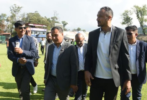 कीर्तिपुरस्थित क्रिकेट मैदान स्तरोन्नतिको पहिलो चरण अन्तिम चरणमा
