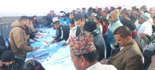 विशेष महाधिवेशनमा दिउँसोसम्म एक हजार तीन सय २७ सहभागीद्वारा नाम दर्ता