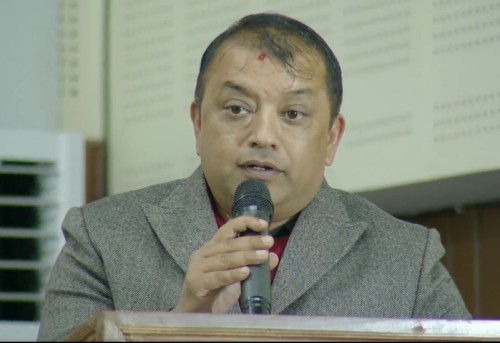 कांग्रेस सभापति थापाद्वारा राजीनामा