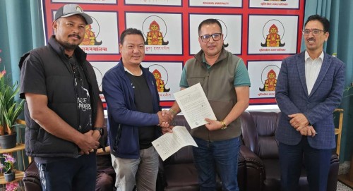 धुलिखेलमा बन्ने भयो अन्तर्राष्ट्रिय हक्की रंगशाला