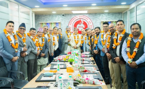 नाडाको नवनिर्वाचित अध्यक्षलाई पदभार हस्तान्तरण