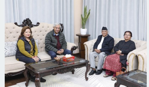 सभापति देउवा र अध्यक्ष ओलीबीच भेटवार्ता