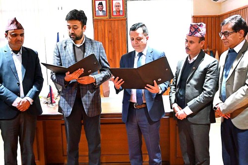 प्रोटेक्टिभ माइक्रो इन्स्योरेन्सका नवनियुक्त अध्यक्षद्वारा सपथ ग्रहण