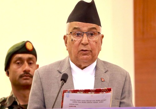  दिगो विकास, समृद्धि र सामाजिक न्यायका लागि राजनीतिक स्थायित्व आवश्यकः राष्ट्रपति