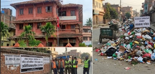 दसैंको मुखमा गौर नगरपालिकाका सरसफाइ कर्मचारी हड्तालमा, काममा फर्किन नगरपालिकाको अपील